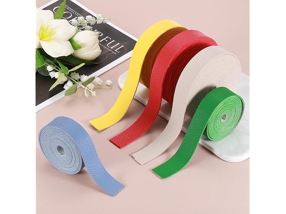 MECCANIXITY Faux Leather Strap, 1"