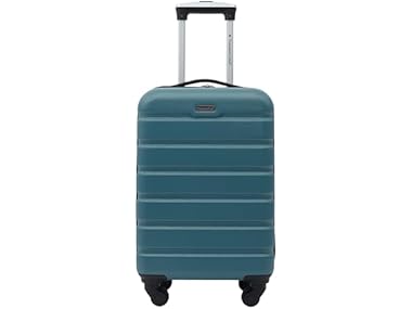 $27.99, Was $69, 59% Off! Travelers Club Harper Luggage, Hydro, 22-Inch Carry-On dealfomo