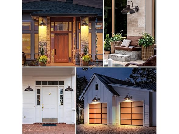 TOBUSA 2-Pack Wall Sconces Dusk to Dawn