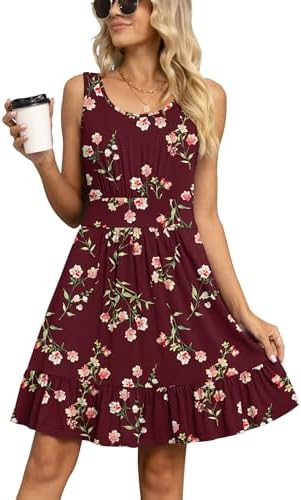 Women's Casual Pleated Beach Dresses