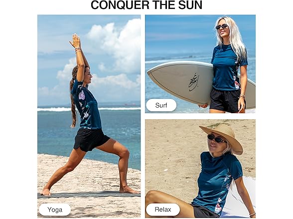 Kanu Surf Women's Darren Navy Rashguard (XL)
