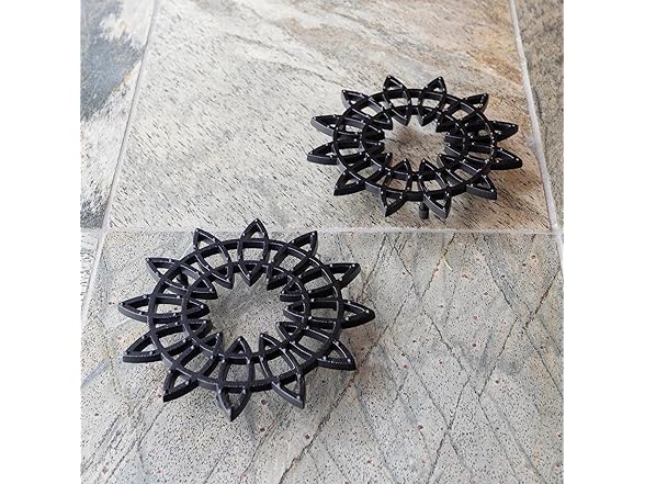 8" Flower Wrought Iron Trivet, Pack of 2