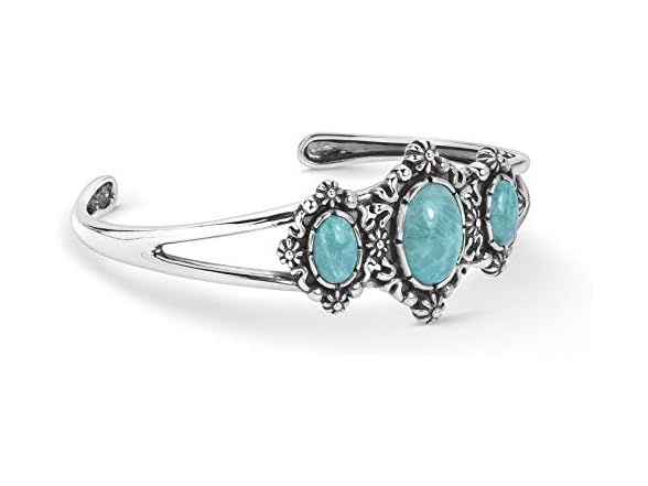 Silver/Turquoise