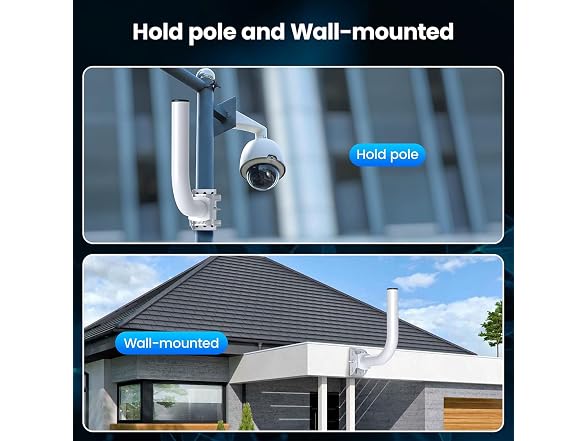 2PCS Bridge Bracket Mount, Pole and