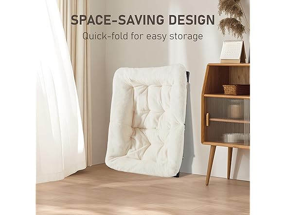 Beige Oversized Saucer Chair