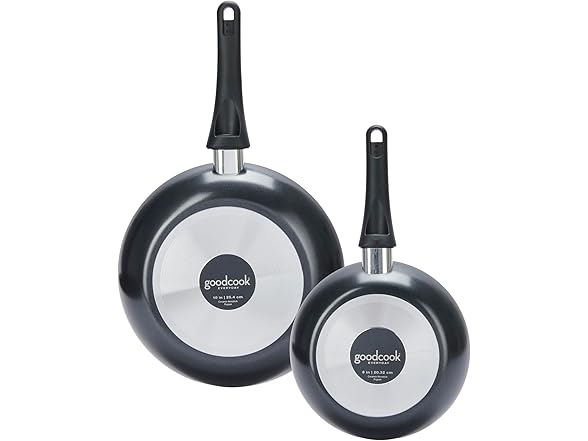 GoodCook Everyday Fry Pan Set Black