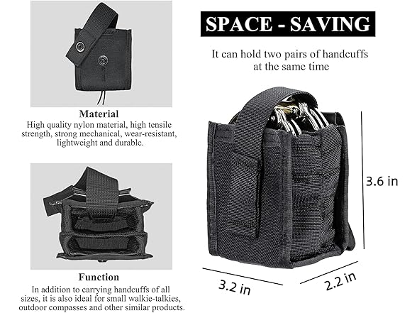 JvBto Double Handcuff Holster
