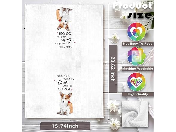 Dog Towels,Corgi Gifts