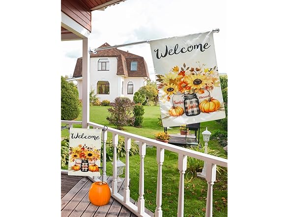 multiwins Double Sided Fall Garden Flag