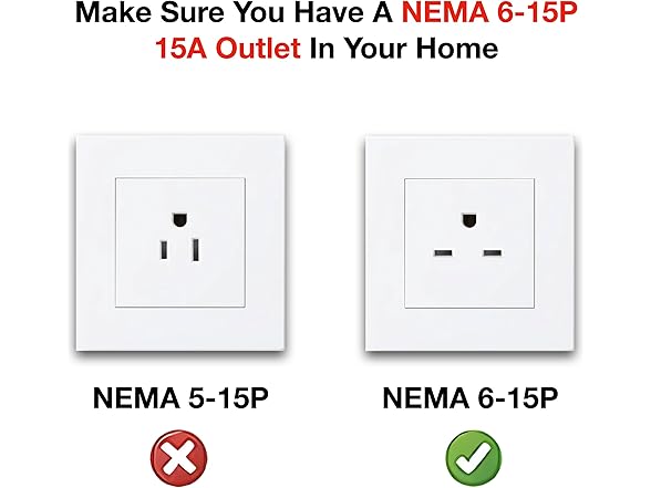 GRILLME 240V 3000W NEMA 6-15P Plug