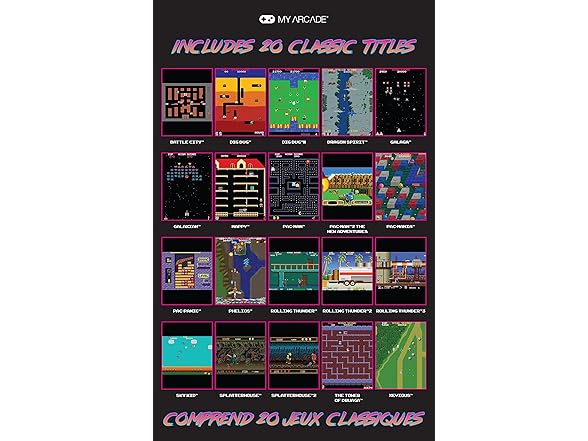 My Arcade Mini Player: 10" Tall Arcade Machine