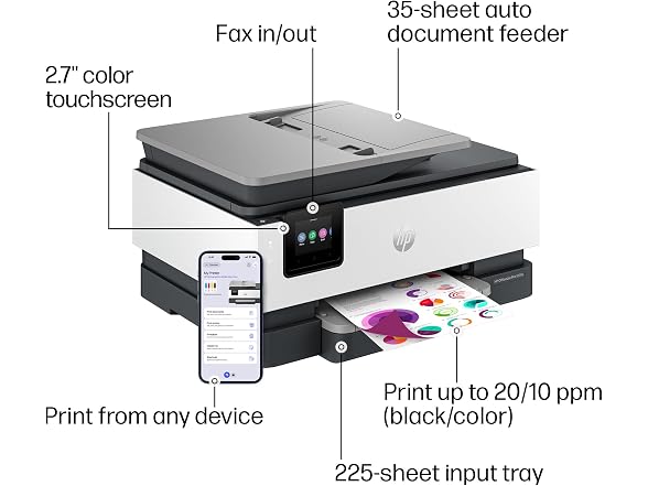 HP HP-OJPRO8139E-RB HP OfficeJet Pro 8139e Wireles