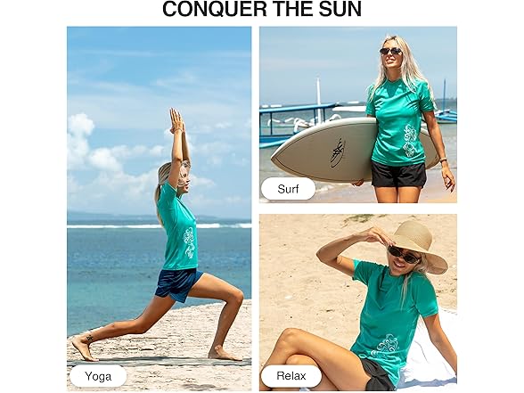 Kanu Surf Women's Breeze Lagoon Rashguard (XL)