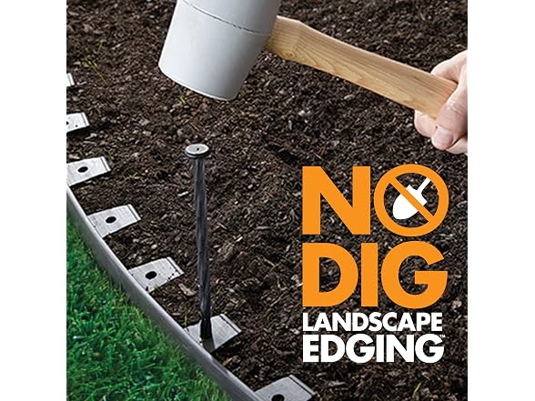 EasyFlex No-Dig Landscape Edging, 40 Foot Kit