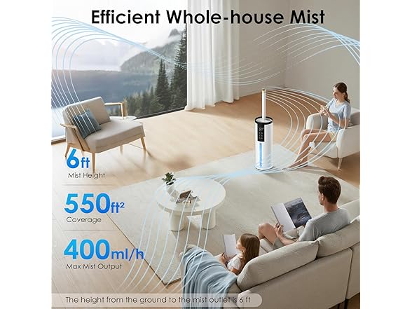 GloryAir 8L Cool Mist Humidifier