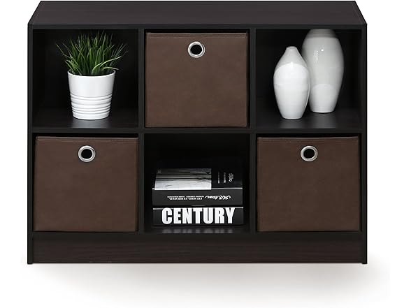 Furinno Basic 3x2 Cube Storage Bookcase