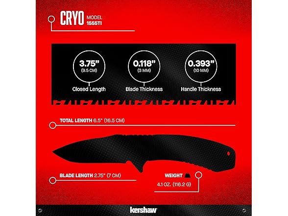 2-Pack Kershaw Cryo Pocket Knife