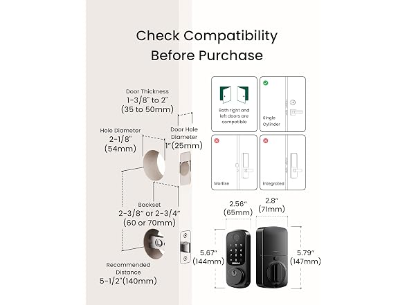 DESLOC WiFi Fingerprint Smart Door Lock