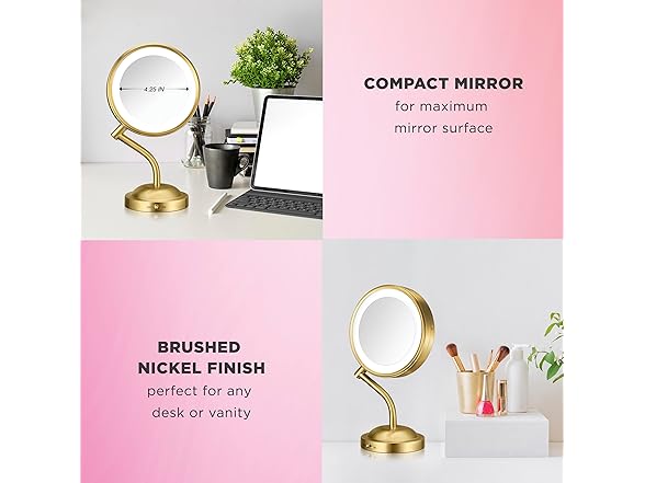 Conair Lighted Makeup Mirror, LED