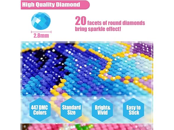 5D Diamond Painting Kit for Adult & Kids