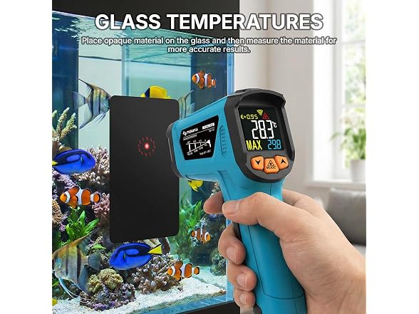 Tilswall Infrared Thermometer, -58°F to Adjustable