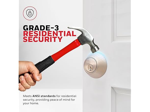 Deadbolt Lock Satin Nickel