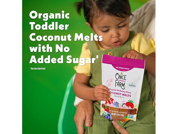 8PK Once Upon A Farm Organic Coconut Melts