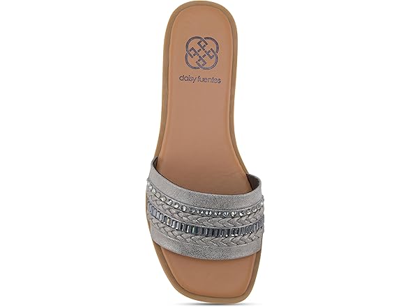 Daisy Fuentes Womens Zina Slip-On Sandals