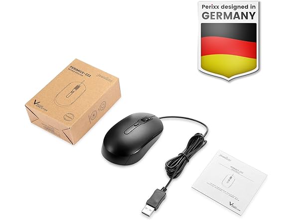 Perixx Wired USB Optical Mouse