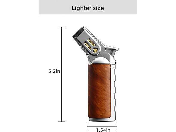skyset Torch Metal Butane Gas Lighter
