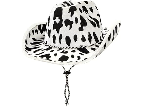 Beistle Cow Print Cowboy Hat