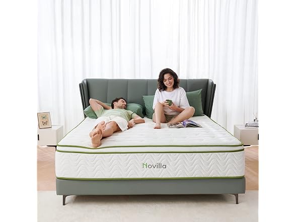 Novilla 10" Queen Hybrid Mattress