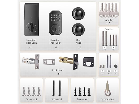 Ulecoce Keyless Entry Door Lock - Gallery 8