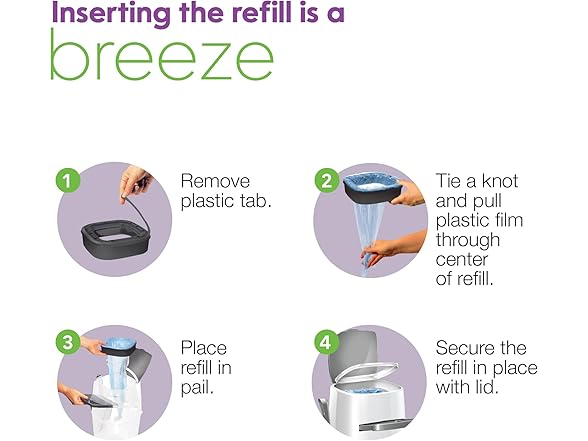 Litter Genie Refill Bags | Standard 4-Pack
