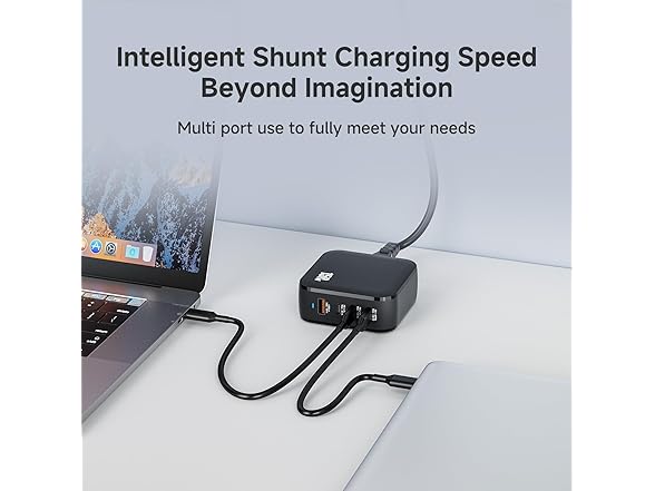 BOERX 4-Port 150W GaN USB-C Charger Station