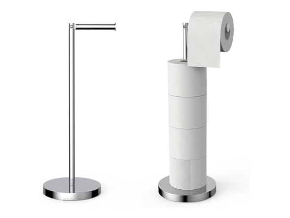 LHYMJRY Free Standing Toilet Paper Rack
