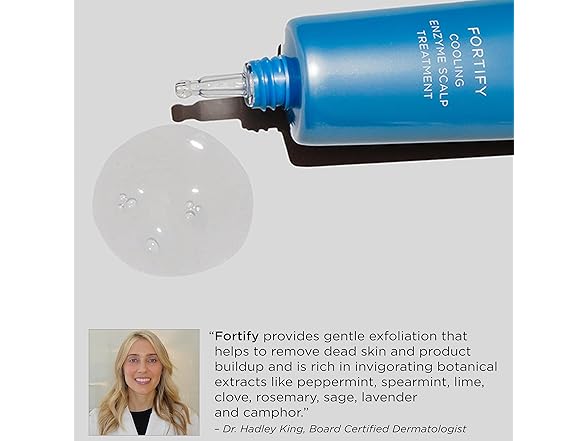 CosMedix Fortify Cooling Enzyme Scalp Treatment, 3.7 oz