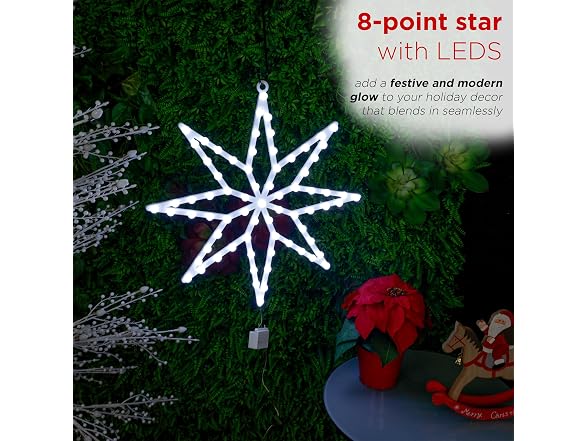 Alpine Corporation 20" 8-Point Star LED with Controller - Gallery 4