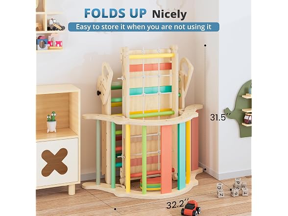 BlueWood 10-in-1 Pikler Triangle Set