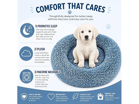 Pet Life 'Nestler' High-Grade Soft Ultra-Plush Bed