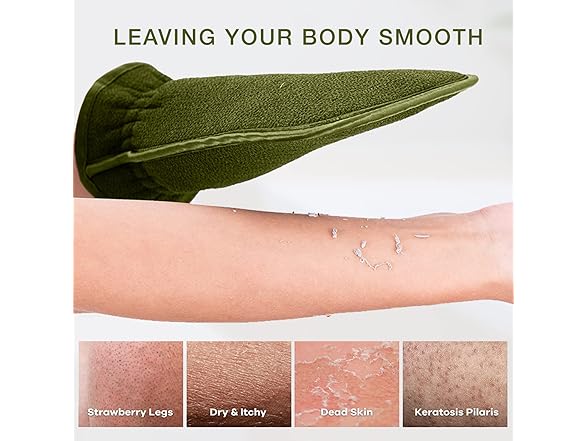 Lupure Deep Exfoliating Mitts Body Scrub