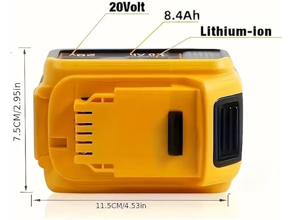 Simple Plus+ 20V 8.4Ah Replacement Battery for Dewalt