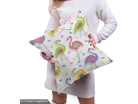 Ambesonne Flamingo Fabric by The Yard