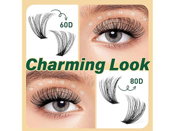 KEYYOU DIY Lash Extension Kit, 280 pcs
