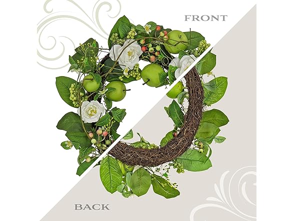 National Tree Company 24" Artificial Spring Wreath with Roses