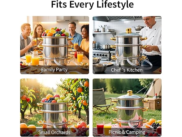 MCY Steam Juicer Extractor 5Qt