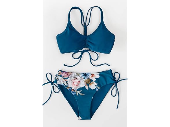 Cupshe Women (L) Bikini Swimsuit Reversible Bottom