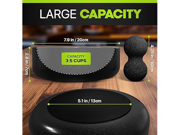 Granite Mortar & Pestle Set