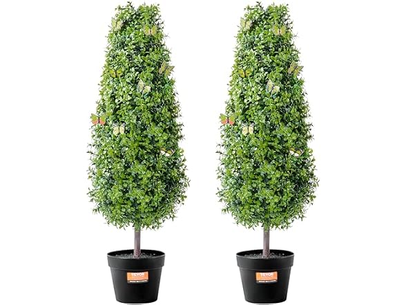 VEVOR Artificial Boxwood Topiary Tree - 36"
