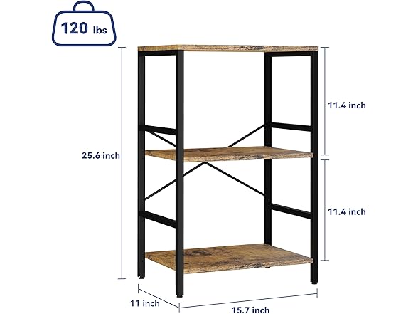 Whitmor 3 Tier Bookshelf